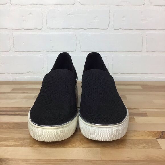 Wishbone Black Wedge Shoes 6.5 Platform Dark Academie silver detail contemporary - Picture 4 of 13